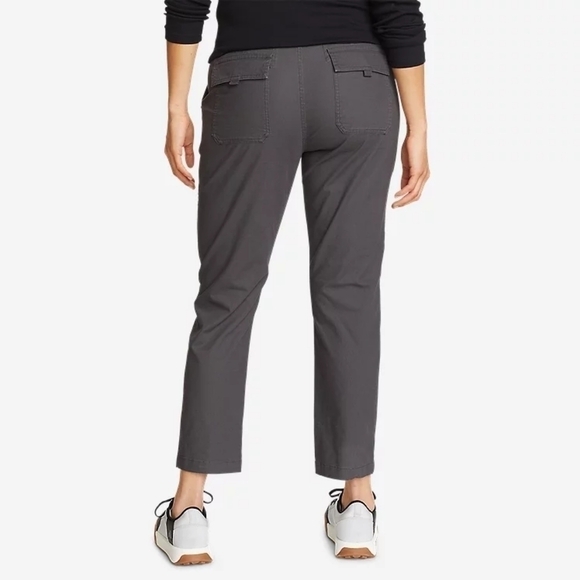 Eddie Bauer Ripstop Adventure Ankle Pants. 14P Carbon - Picture 3 of 14